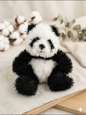 Mini Webkinz Panda – Small Ganz Lil' Kinz Plush